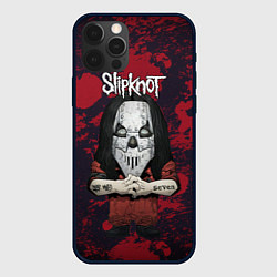 Чехол для iPhone 12 Pro Max Slipknot dark red, цвет: 3D-черный