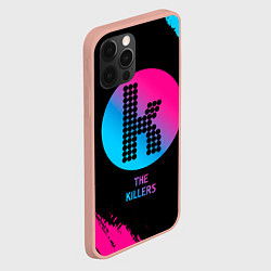 Чехол для iPhone 12 Pro Max The Killers - neon gradient, цвет: 3D-светло-розовый — фото 2