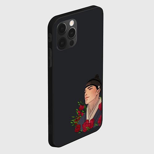 Чехол iPhone 12 Pro Max Маковый Юн Сын Хо / 3D-Черный – фото 2