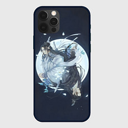 Чехол для iPhone 12 Pro Max Ванцзи Усянь и Луна - Магистр дьявольского культа, цвет: 3D-черный