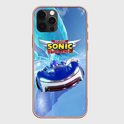 Чехол для iPhone 12 Pro Max Team Sonic racing - hedgehog - speed, цвет: 3D-светло-розовый