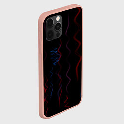 Чехол для iPhone 12 Pro Max Абстрактные спирали РНК, цвет: 3D-светло-розовый — фото 2