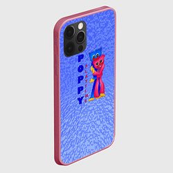Чехол для iPhone 12 Pro Max Poppy Playtime Хагги Вагги подарок, цвет: 3D-малиновый — фото 2