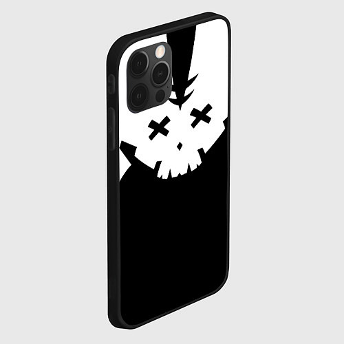 Чехол iPhone 12 Pro Max Татуировка Ребекки - ЧБ / 3D-Черный – фото 2