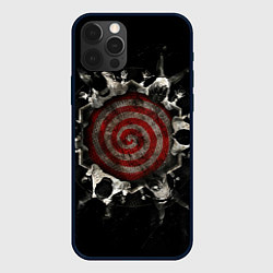 Чехол для iPhone 12 Pro Max Спираль арт, цвет: 3D-черный