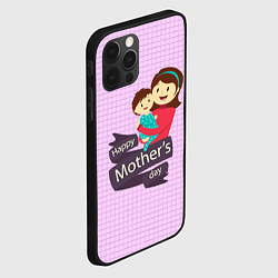 Чехол для iPhone 12 Pro Max Happy Mothers Day - картинка, цвет: 3D-черный — фото 2