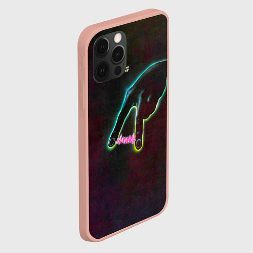 Чехол iPhone 12 Pro Max Энергия - Алиса / 3D-Светло-розовый – фото 2