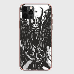 Чехол для iPhone 12 Pro Max Evil from the Darkness, цвет: 3D-светло-розовый