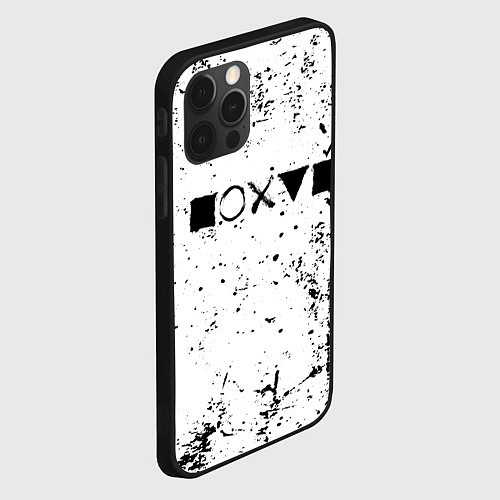 Чехол iPhone 12 Pro Max Безразличие / 3D-Черный – фото 2