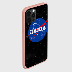 Чехол для iPhone 12 Pro Max Даша Наса космос, цвет: 3D-светло-розовый — фото 2
