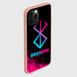 Чехол для iPhone 12 Pro Max Berserk - neon gradient, цвет: 3D-светло-розовый — фото 2