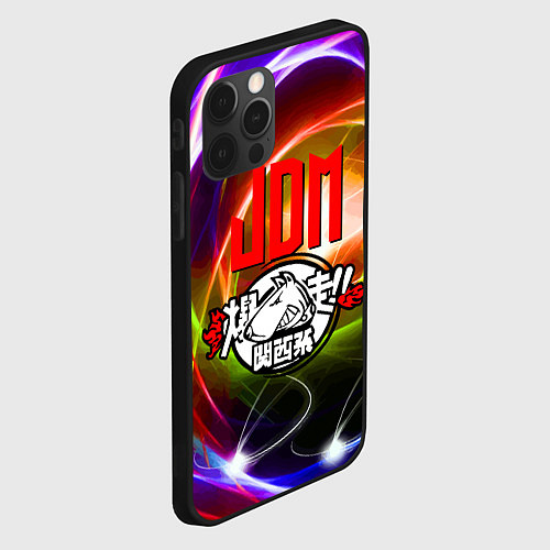 Чехол iPhone 12 Pro Max Jdm bull terrier / 3D-Черный – фото 2