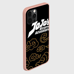 Чехол для iPhone 12 Pro Max JoJo Bizarre Adventure anime clouds, цвет: 3D-светло-розовый — фото 2