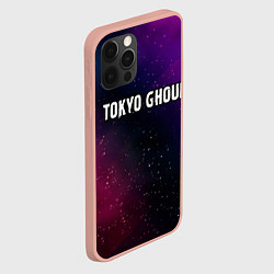 Чехол для iPhone 12 Pro Max Tokyo Ghoul gradient space, цвет: 3D-светло-розовый — фото 2