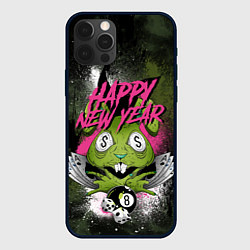 Чехол для iPhone 12 Pro Max Geen rabbit happy new year, цвет: 3D-черный