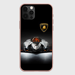 Чехол для iPhone 12 Pro Max Lamborghini Egoista - Italy, цвет: 3D-светло-розовый