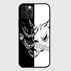 Чехол для iPhone 12 Pro Max Drain Face ZXC, цвет: 3D-черный