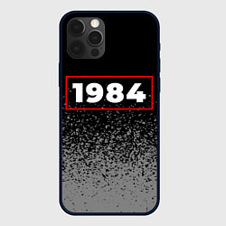 Чехол для iPhone 12 Pro Max 1984 - в красной рамке на темном, цвет: 3D-черный