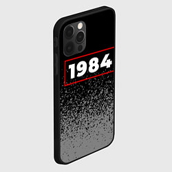 Чехол для iPhone 12 Pro Max 1984 - в красной рамке на темном, цвет: 3D-черный — фото 2