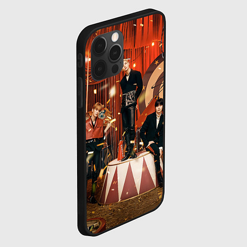 Чехол iPhone 12 Pro Max Circus Stray Kids / 3D-Черный – фото 2