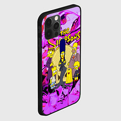 Чехол для iPhone 12 Pro Max The flighty Simpsons family, цвет: 3D-черный — фото 2