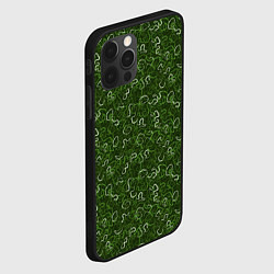 Чехол для iPhone 12 Pro Max Милитари лента, цвет: 3D-черный — фото 2