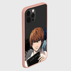 Чехол для iPhone 12 Pro Max Death note, цвет: 3D-светло-розовый — фото 2