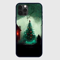 Чехол для iPhone 12 Pro Max Тёмное рождество, цвет: 3D-черный