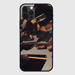 Чехол iPhone 12 Pro Max Абстрактное множество стеклянных объектов