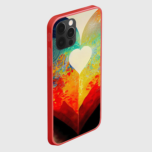 Чехол iPhone 12 Pro Max Your heart / 3D-Красный – фото 2