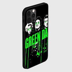 Чехол для iPhone 12 Pro Max Green day paint, цвет: 3D-черный — фото 2