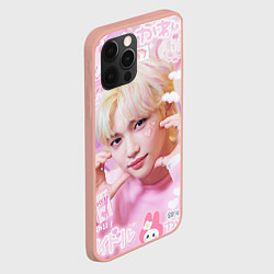 Чехол для iPhone 12 Pro Max Felix anime, цвет: 3D-светло-розовый — фото 2