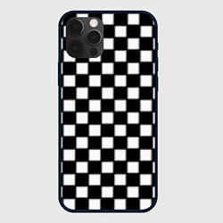 Чехол для iPhone 12 Pro Max Шахматная доска, цвет: 3D-черный