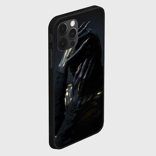 Чехол iPhone 12 Pro Max Руки мумии / 3D-Черный – фото 2
