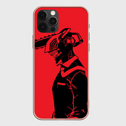 Чехол iPhone 12 Pro Max Дэнджи в образе бензопилы