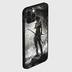 Чехол для iPhone 12 Pro Max Лара Крофт, цвет: 3D-черный — фото 2