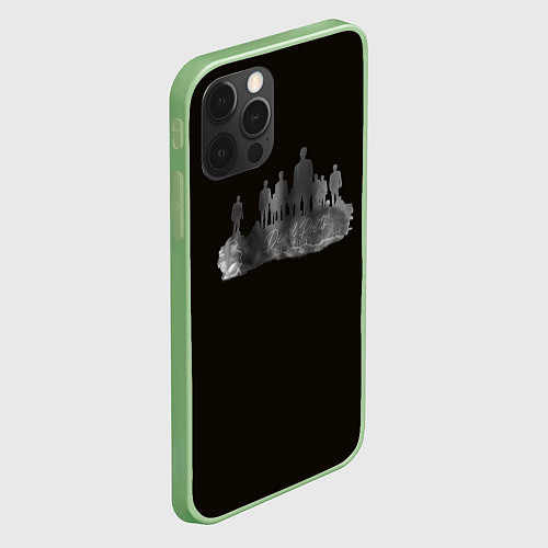 Чехол iPhone 12 Pro Max Dead poets Society - Общество мёртвых поэтов / 3D-Салатовый – фото 2