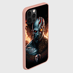 Чехол для iPhone 12 Pro Max God of War life and dead, цвет: 3D-светло-розовый — фото 2