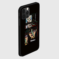 Чехол для iPhone 12 Pro Max Доктор Стоун аниме, цвет: 3D-черный — фото 2