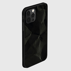 Чехол для iPhone 12 Pro Max Эффект мятой бумаги, цвет: 3D-черный — фото 2