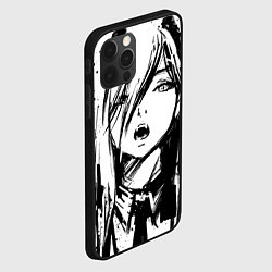 Чехол для iPhone 12 Pro Max Человек - бензопила: Пауэр, цвет: 3D-черный — фото 2