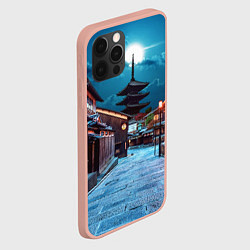 Чехол для iPhone 12 Pro Max Пагода ясака, цвет: 3D-светло-розовый — фото 2