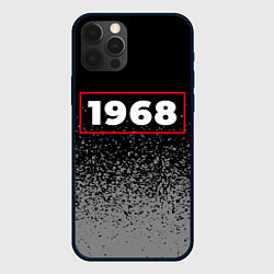 Чехол для iPhone 12 Pro Max 1968 - в красной рамке на темном, цвет: 3D-черный