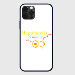 Чехол для iPhone 12 Pro Max Счастье серотонин, цвет: 3D-черный