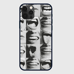 Чехол для iPhone 12 Pro Max Принт с частью лица, цвет: 3D-черный