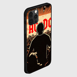 Чехол для iPhone 12 Pro Max На рок концерте, цвет: 3D-черный — фото 2