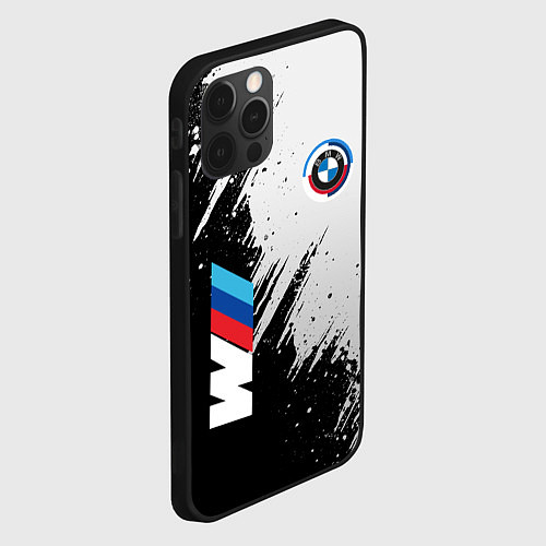 Чехол iPhone 12 Pro Max BMW - м комплектация / 3D-Черный – фото 2