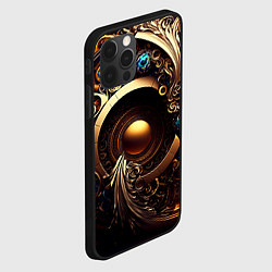 Чехол для iPhone 12 Pro Max Арт нейросети в стиле стимпанка, цвет: 3D-черный — фото 2