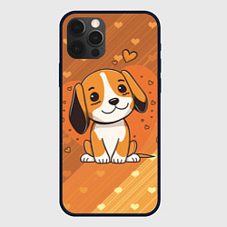 Чехол для iPhone 12 Pro Max Любимый питомец, цвет: 3D-черный