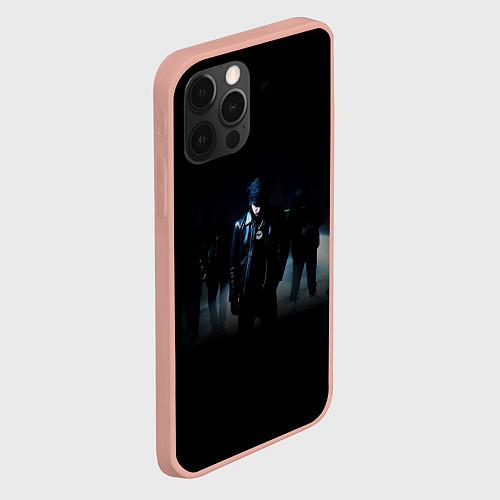 Чехол iPhone 12 Pro Max Фараон Халливуд Хоус / 3D-Светло-розовый – фото 2